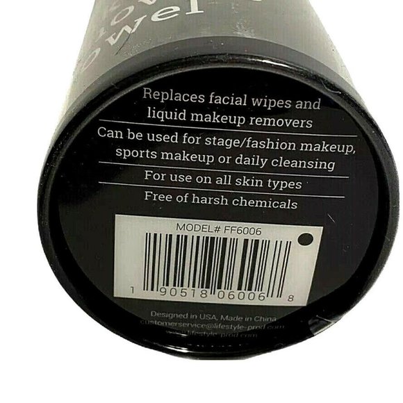 FRESH FACE Black Reusable Makeup Remover Towel - Picture 7 of 7